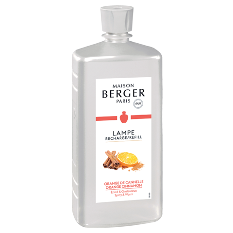 Maison Berger Lamp Fragrance Refill 1L, Orange Cinnamon