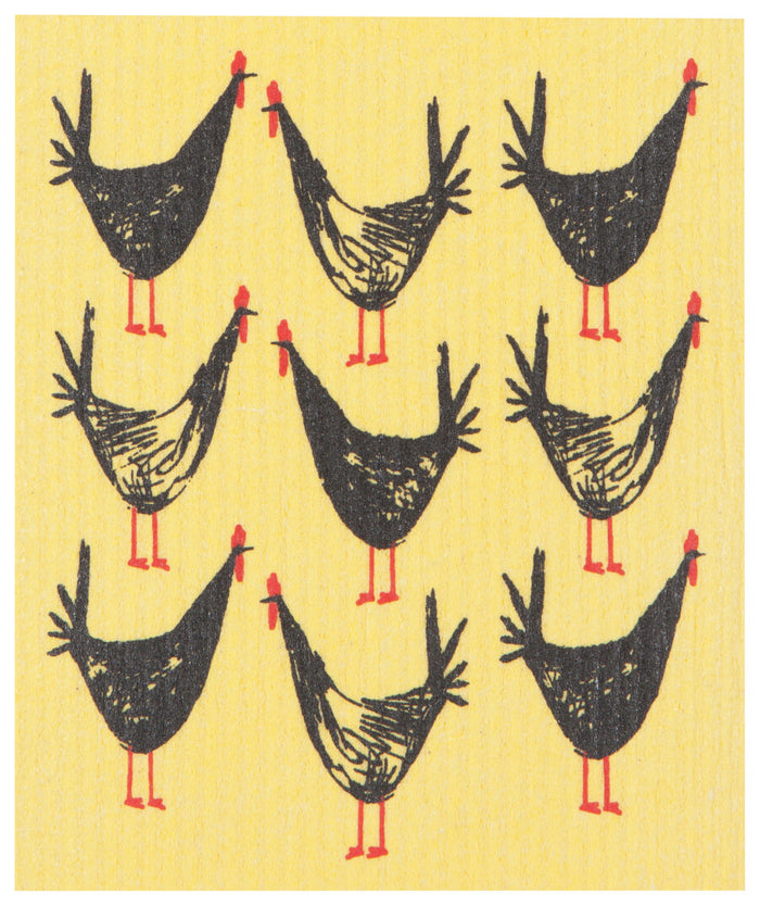 Danica Ecologie Swedish Dishcloth, Chicken Scratch