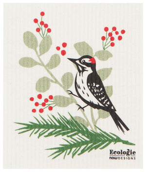 Danica Ecologie Swedish Dishcloth, Forest Woodpecker