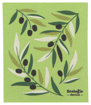 Danica Ecologie Swedish Dishcloth, Olives
