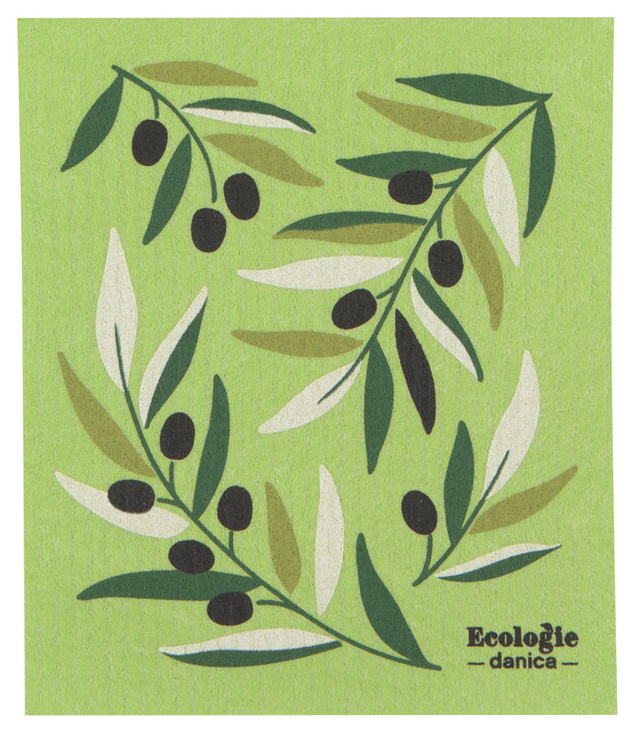 Danica Ecologie Swedish Dishcloth, Olives