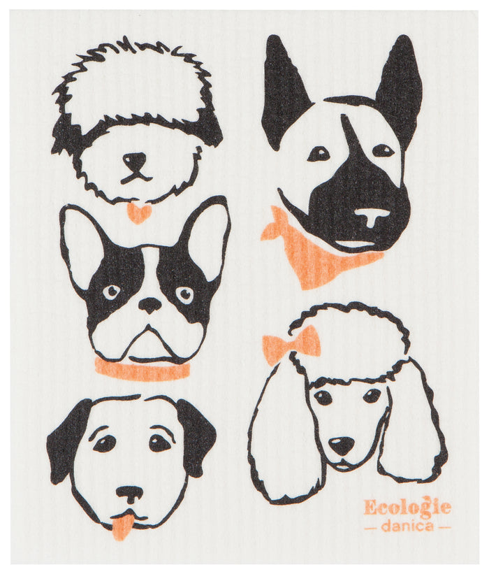 Danica Ecologie Swedish Dishcloth, Dapper Dogs