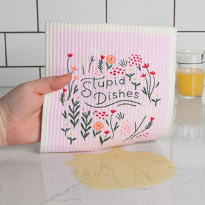 Danica Ecologie Swedish Dishcloth, Stupid Dishes