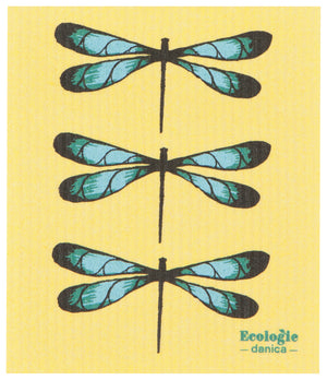 Danica Ecologie Swedish Dishcloth, Dragonfly (Yellow)