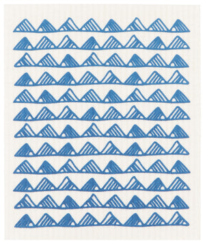 Danica Ecologie Swedish Dishcloth, Royal Blue Triangles