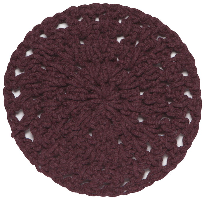 Danica Heirloom Knotted Trivet, Wine