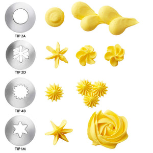 Wilton Cupcake Decorating Icing Tips, 12-Piece Set