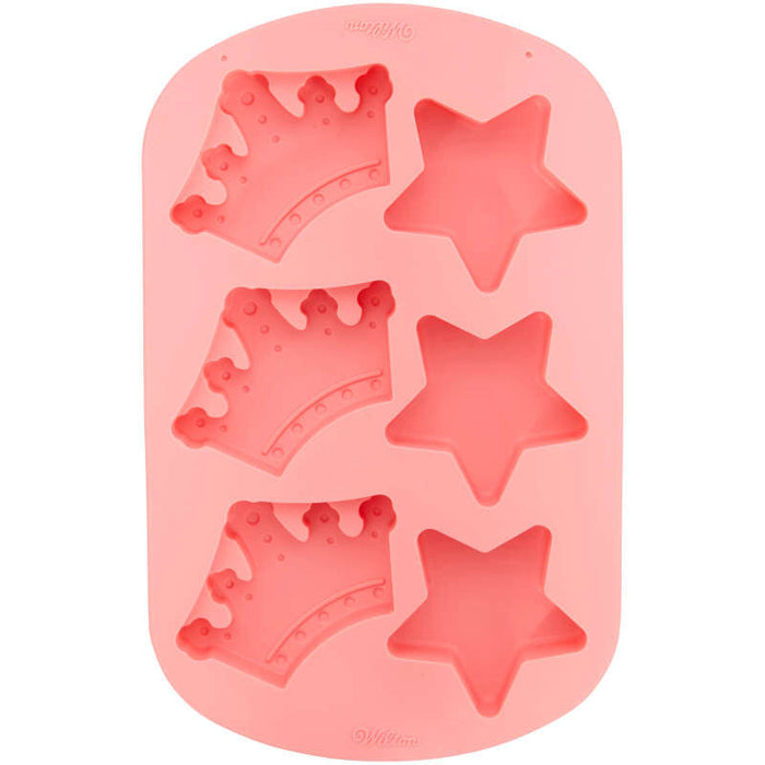 Wilton Silicone Cake Mold, Royal Crowns and Stars