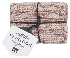 Danica Heirloom Knit Dishcloths Set of 2, Wine