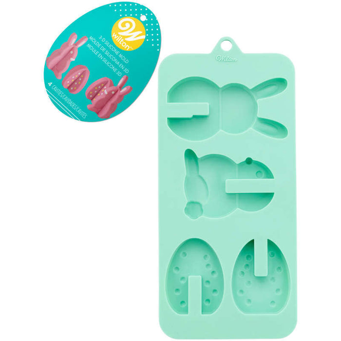 Wilton Silicone 3D Candy Mold, Easter