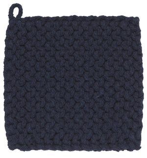 Danica Heirloom Knit Pot Holder, Midnight