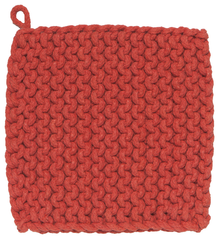 Danica Heirloom Knit Pot Holder, Clay