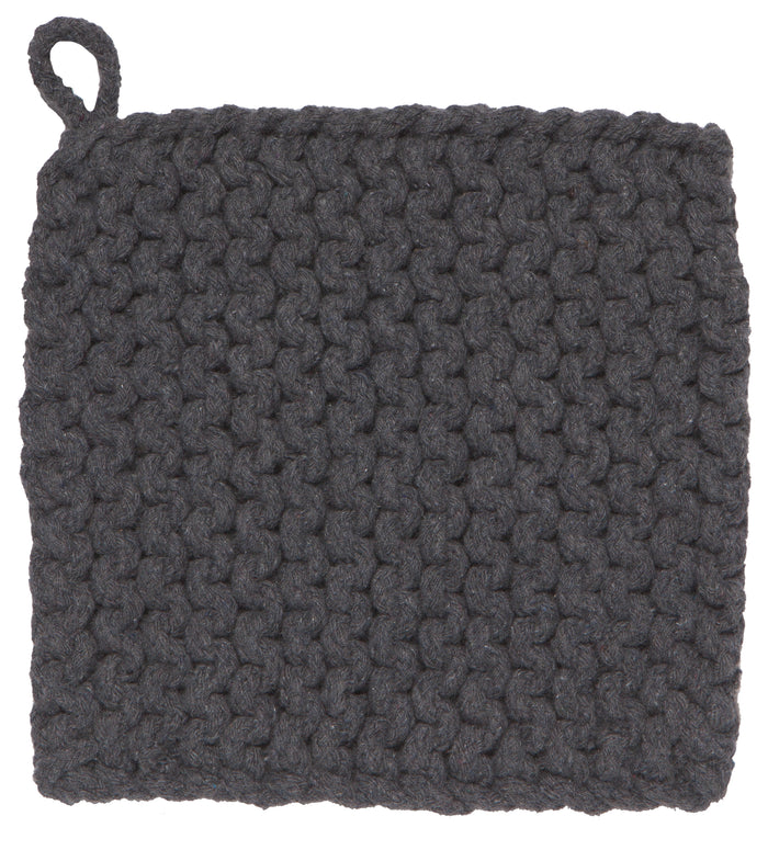 Danica Heirloom Knit Pot Holder, Shadow