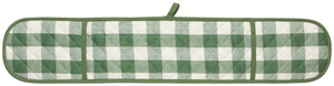 Danica Now Designs Long Double Handed Chef Oven Mitt, Elm Green Check