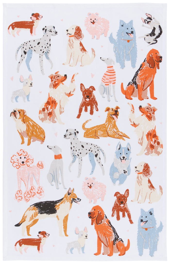 Danica Jubilee Tea Towel, Puppos Puppies