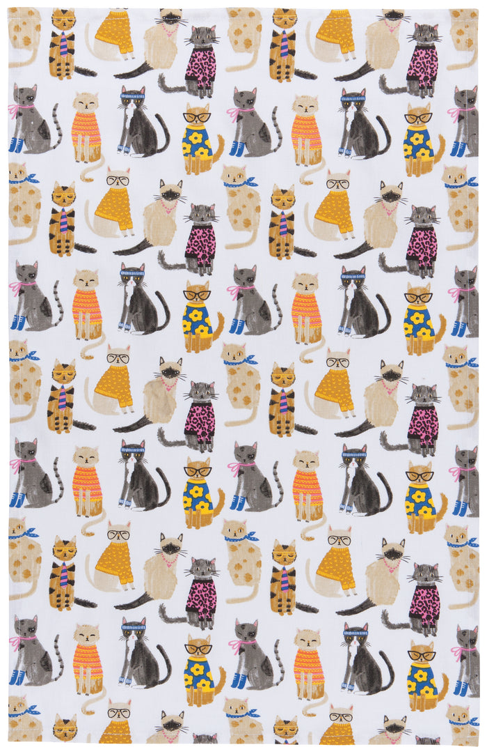 Danica Jubilee Tea Towel, Feline Fine