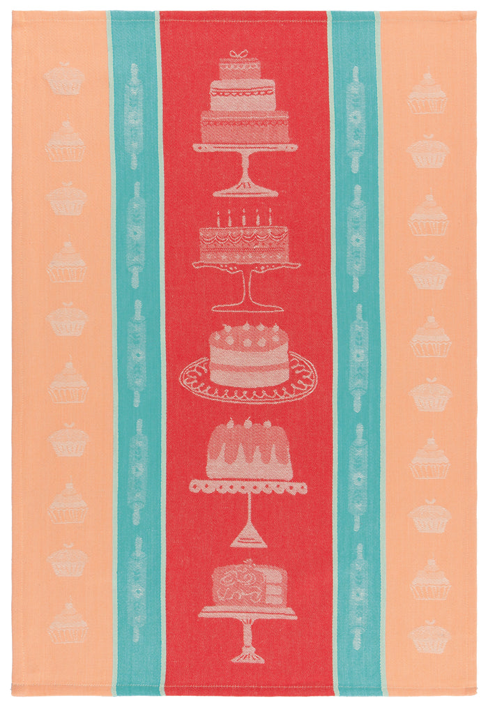 Danica Now Designs Jacquard Tea Towel, Cake Walk