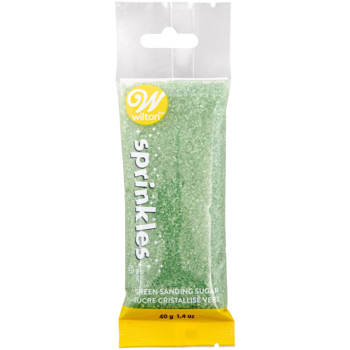 Wilton Sanding Sugar Sprinkles Pouch, Green