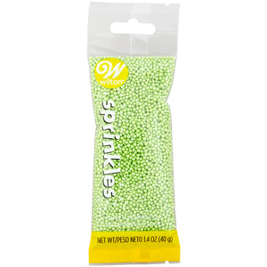 Wilton Nonpareils Sprinkles Pouch, Green