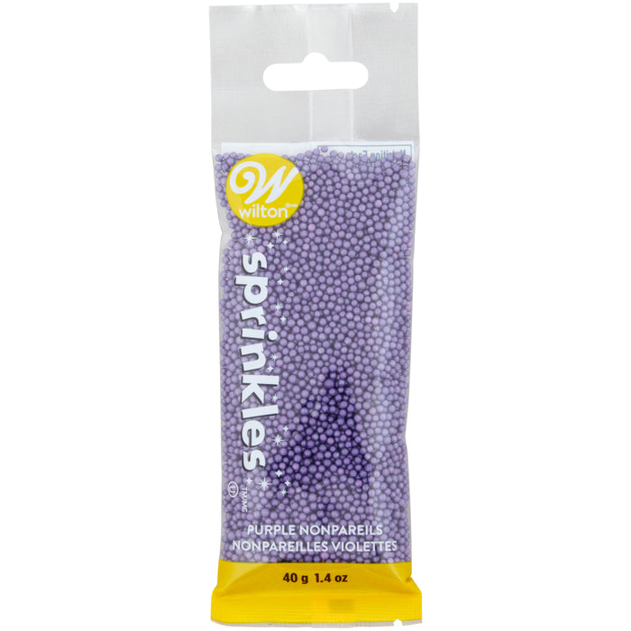 Wilton Nonpareils Sprinkles Pouch, Purple