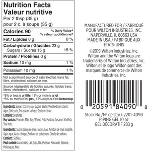 Wilton Clear Piping Gel for Cake Decorating 10oz