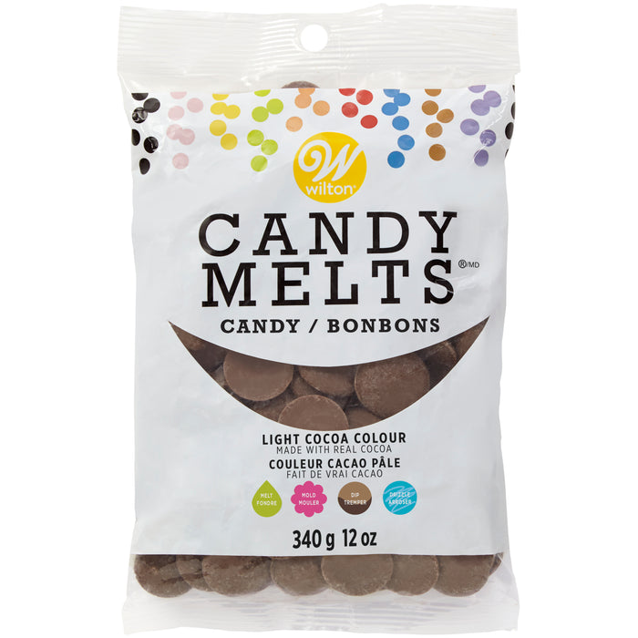 Wilton Light Cocoa Candy Melts 12oz