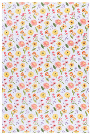 Danica Now Designs Flour Sack Tea Towel Set of 3, Cottage Floral