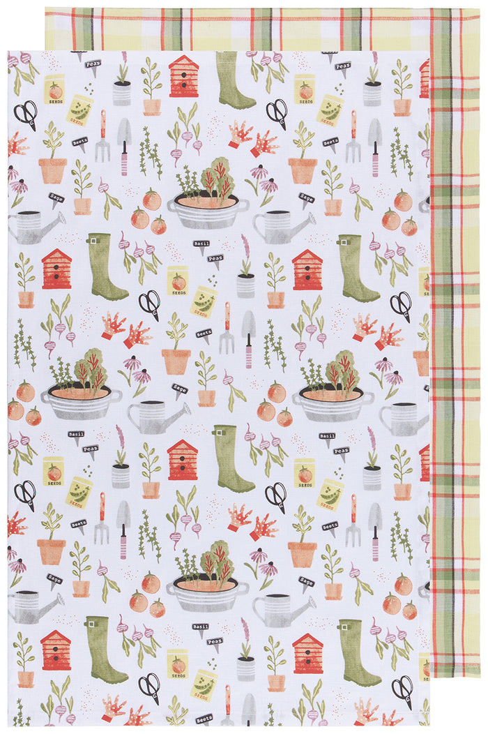 Danica Now Designs Tea Towel Set of 2, Garden