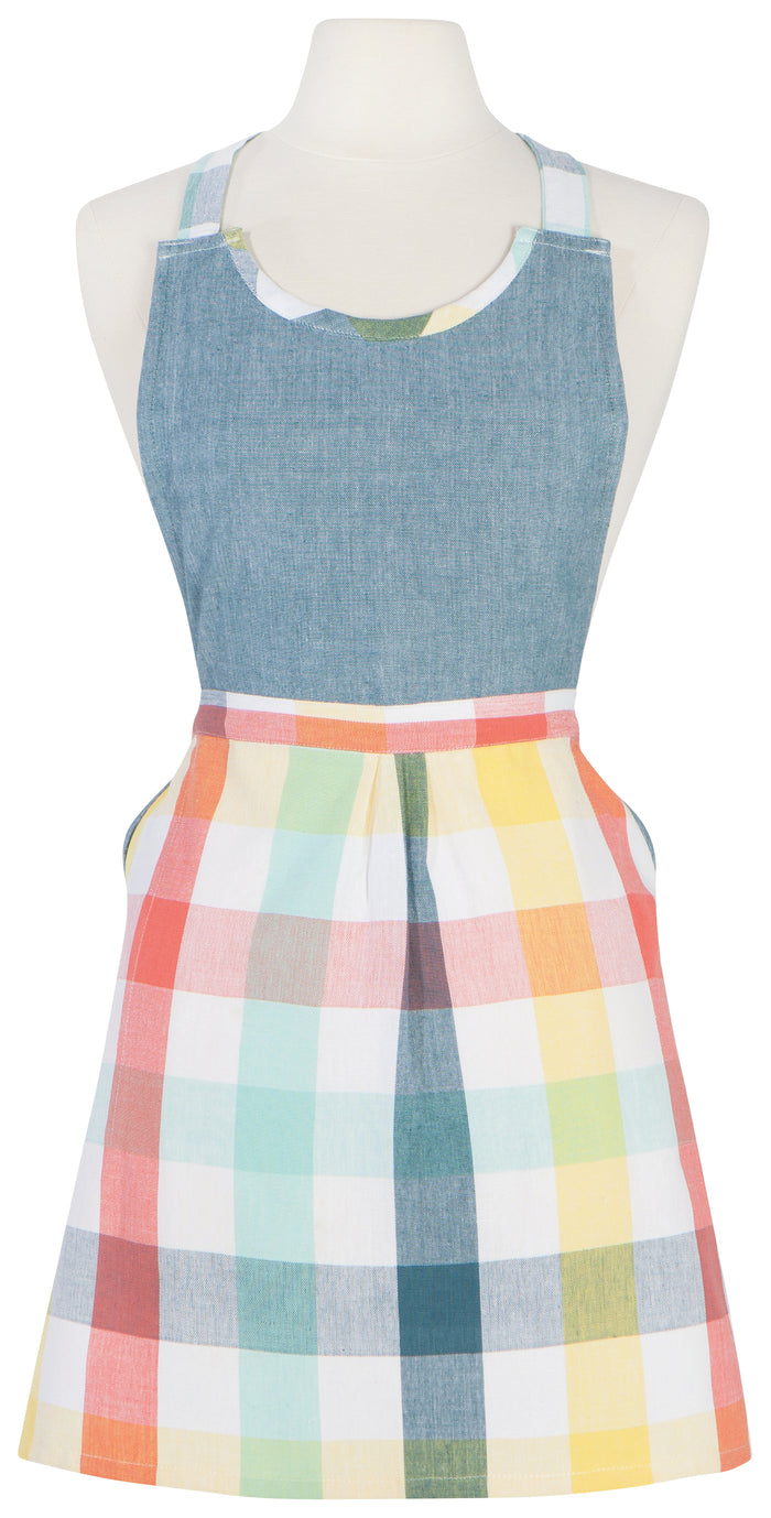 Danica Now Designs Apron Adult/Junior Petite, Picnic Plaid
