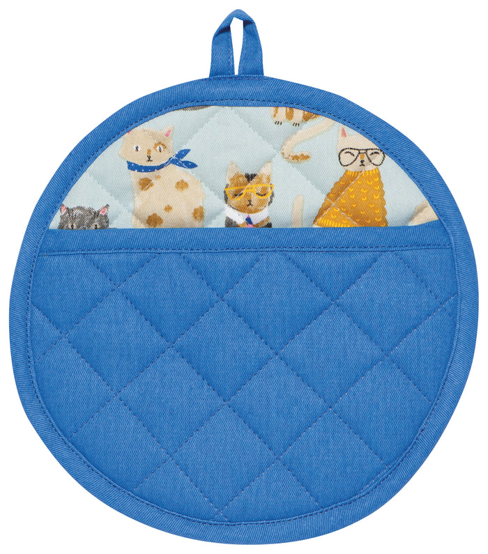 Danica Jubilee Shaped Pot Holder, Feline Fine