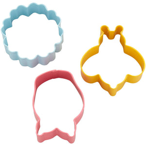 Wilton Cookie Cutter Set of 3, Daisy/Bee/Tulip