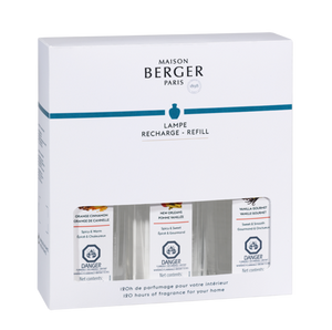 Maison Berger Lamp Fragrance Refill, Warm Scents Trio