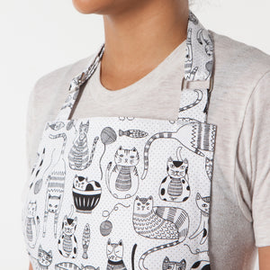 Danica Jubilee Apron Adult Chef, Purr Party Cats