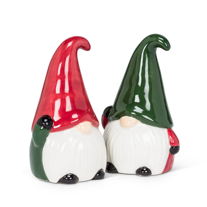 Abbott Salt & Pepper Set, Winter Gnomes