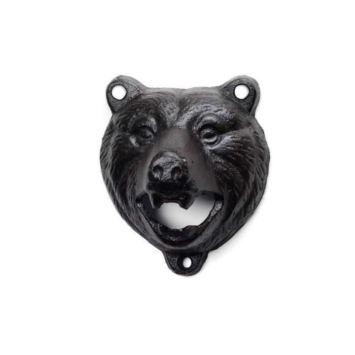 Abbott Wall Bottle Opener Growling Bear