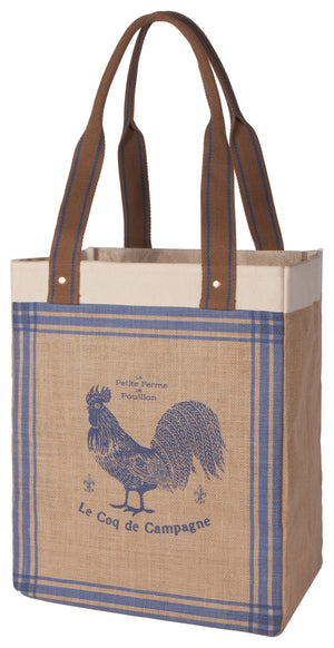 Danica Now Designs Market Tote Bag, Rooster Francaise