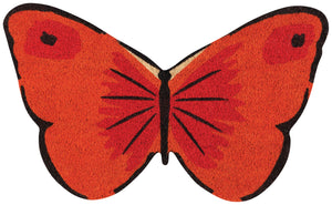 Danica Now Designs Shaped Doormat, 'In This Together' Butterfly