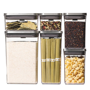 OXO SteeL POP 2.0 Container Set of 6