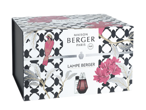Maison Berger Lamp Gift Set, Prisme Garnet Home + 250ml Wilderness