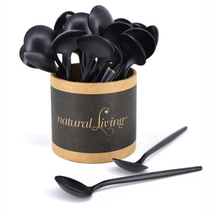 Natural Living Small Spoon, Black