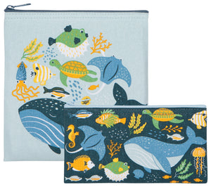Danica Jubilee Snack Bag Set of 2, Under the Sea