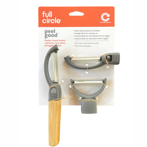 Full Circle PEEL GOOD™ Interchangeable Peeler Set