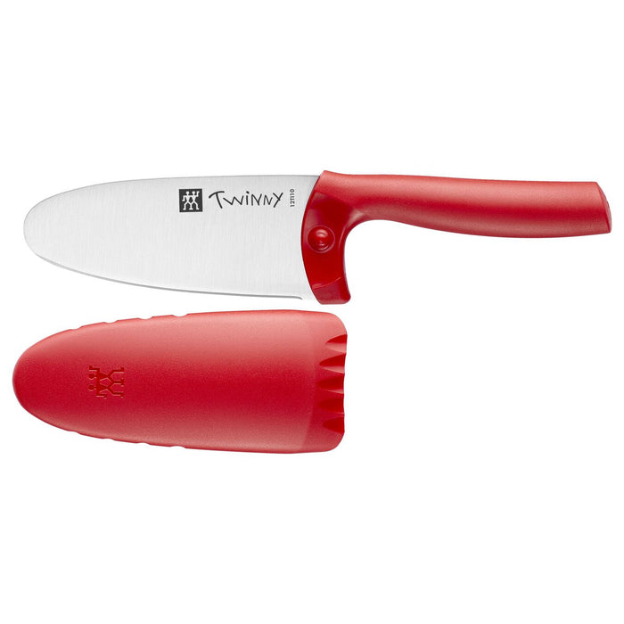ZWILLING TWINNY Kids First Chef's Knife 4 Inch, Red