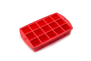Tulz Mini Block Ice Cube Tray, Red