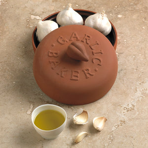 Fox Run Terra Cotta Garlic Baker 7-Inch