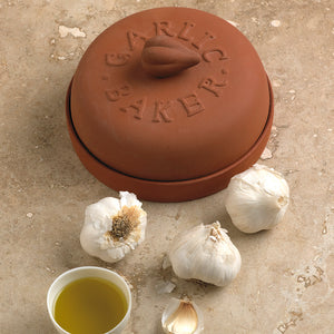 Fox Run Terra Cotta Garlic Baker 7-Inch