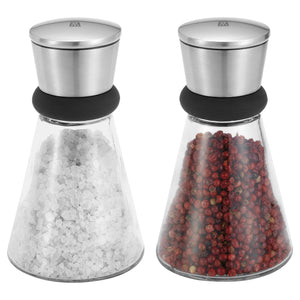 ZWILLING Glass Salt & Pepper Mill Set