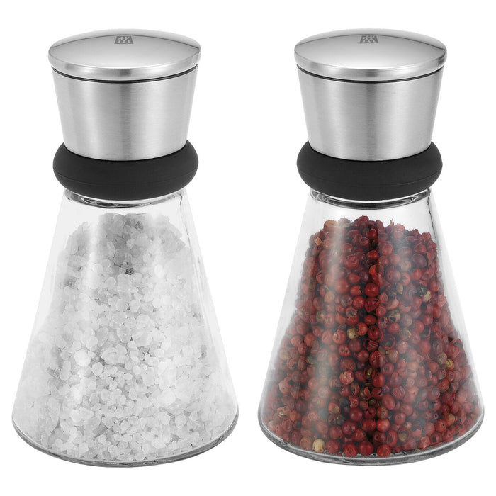 ZWILLING Glass Salt & Pepper Mill Set