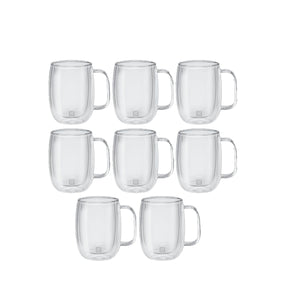 ZWILLING Sorrento Plus Glass Coffee Mugs Set of 8