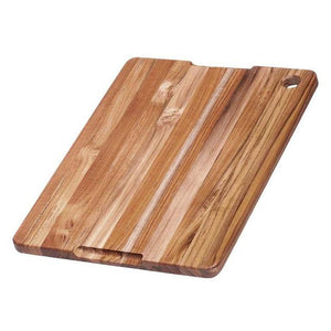 Teakhaus Cook's Cutting Board with Corner Hole, Medium
